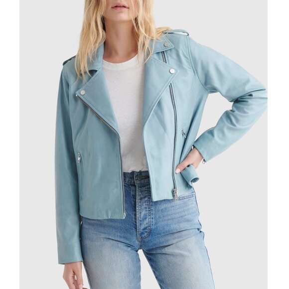 Lucky Brand Jackets & Blazers - Lucky Brand Classic Leather Moto Jacket